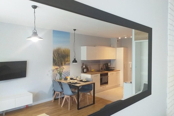Apartment | Private kitchen | Fridge, stovetop, dishwasher, electric kettle