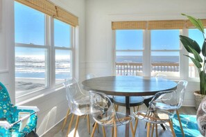 Dining - Brand New, Beautifully Decorated, 5 Bedroom/3.5 Bath Oceanfront Home-Sleeps13 (Oak Island)