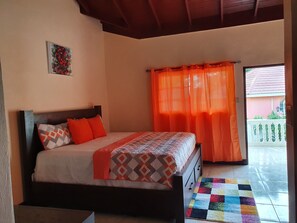 2 bedrooms, in-room safe, iron/ironing board, WiFi