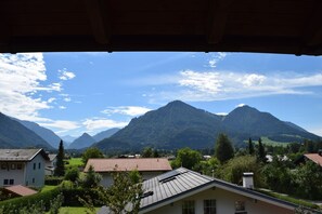 Blick von der Unterkunft