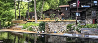 1890's Log Cabin ~ 230 Acre Private Reserve ~ 150’ Waterfall ~ Hiking Trails 