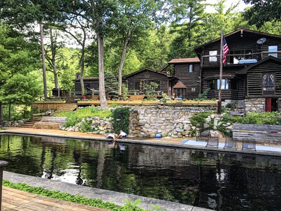 1890's Log Cabin ~ 230 Acre Private Reserve ~ 150’ Waterfall ~ Hiking Trails 