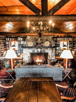 Interior - 1890's Log Cabin ~ 230 Acre Private Reserve ~ 150’ Waterfall ~ Hiking Trails  (Wallkill)