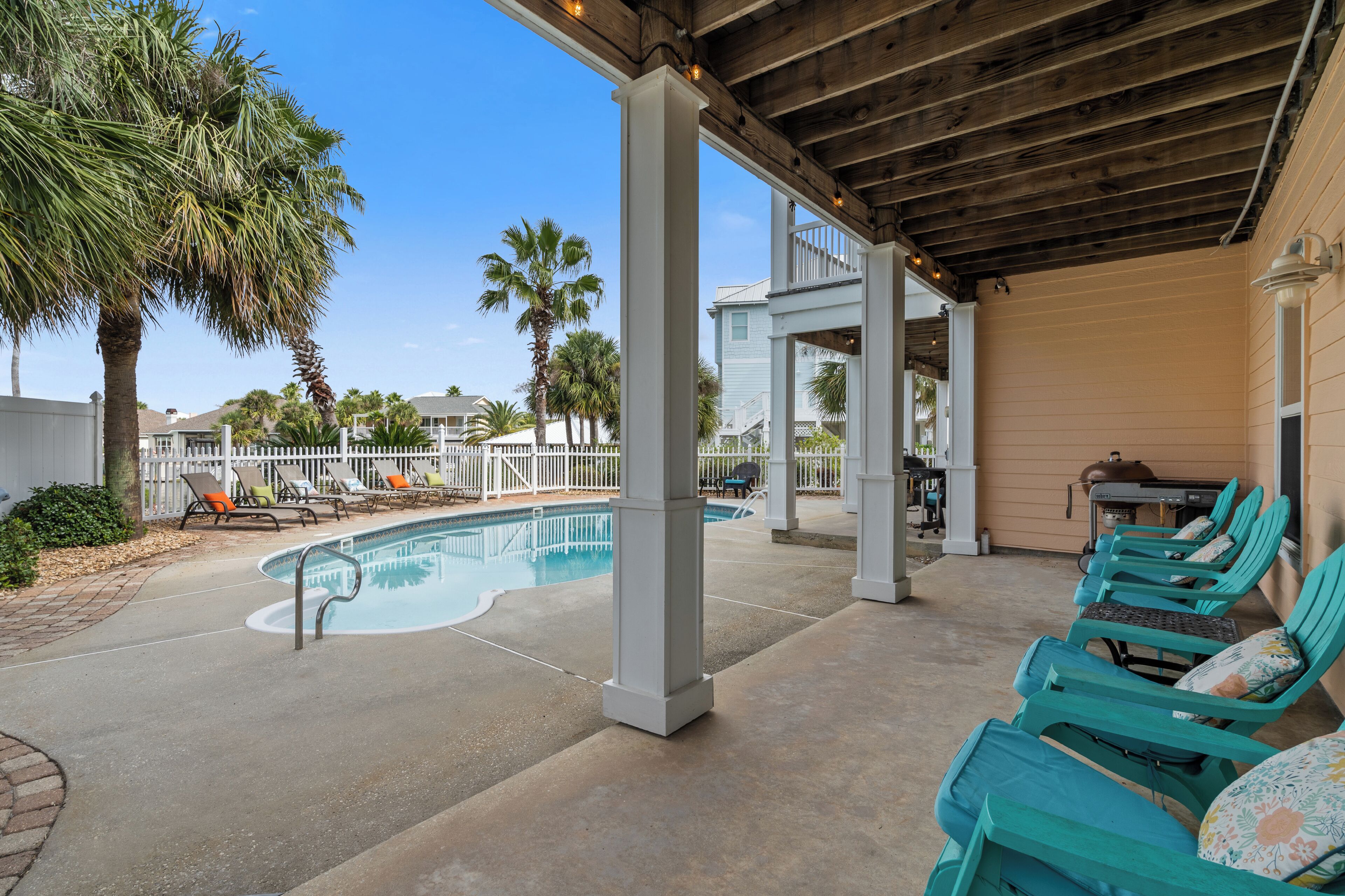 Alberca al aire libre 