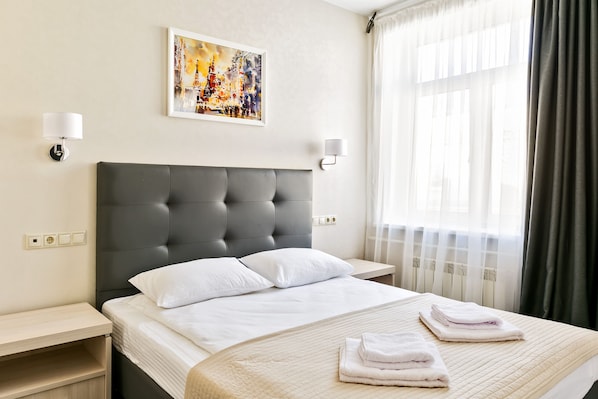 1 bedroom, minibar, soundproofing, iron/ironing board
