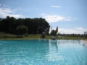 Pool - Lovely typical barn ,, in the heart of the most beautiful cities of Tuscany (MONTERIGGIONI (SIENA))