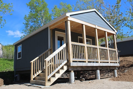 Exterior detail. Mountainside Cabin along The Cabot Trail #1