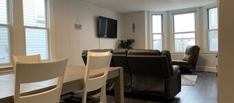 2nd House from the Beach/Boardwalk! Open Design Kitchen and Living Room Area!