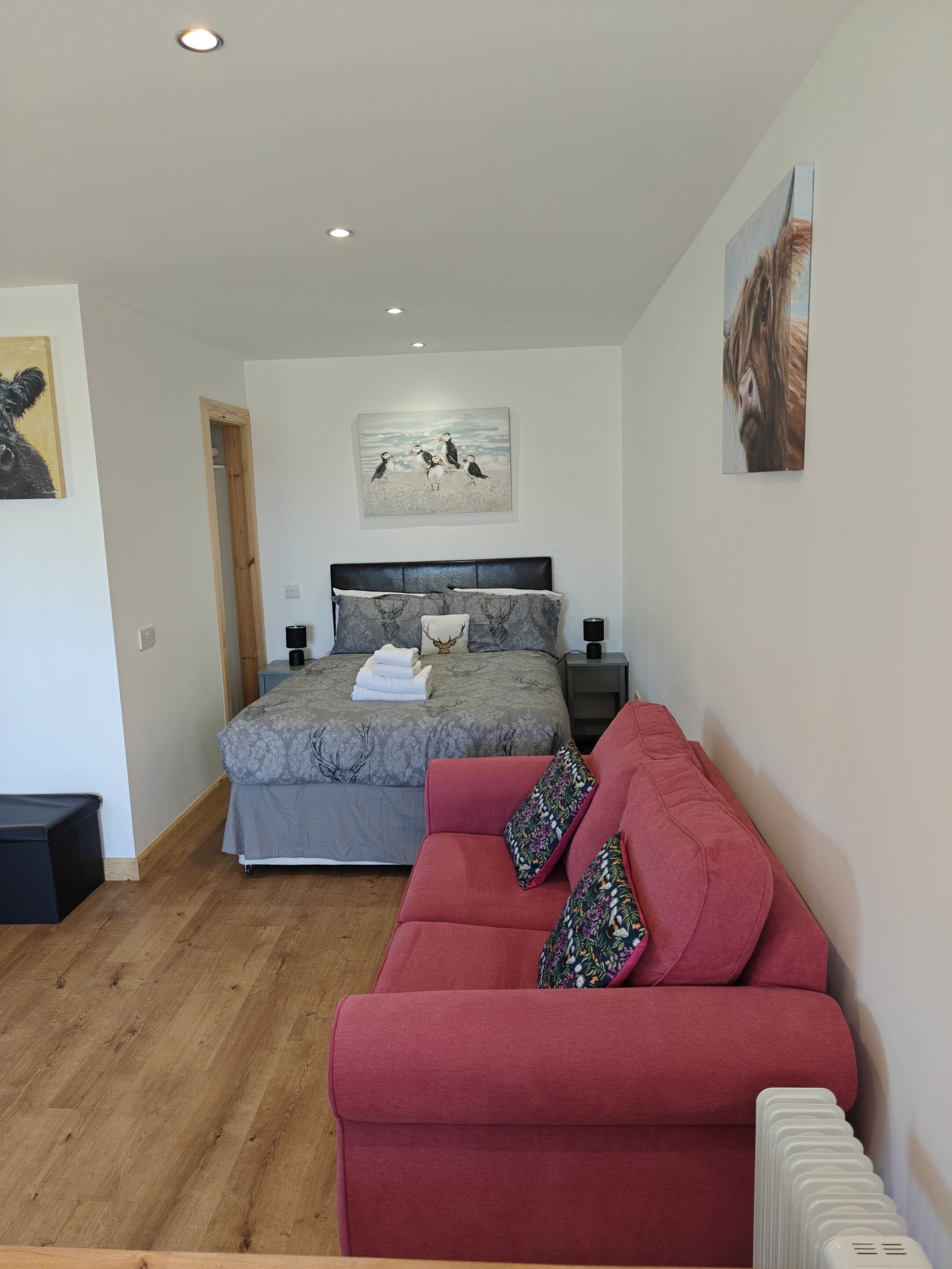 Comfort Cabin, Private Bathroom, Courtyard View (Geraldine Lodge)