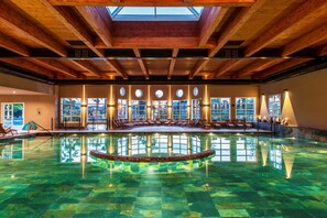 2 indoor pools, outdoor pool, open 9:00 AM to 11:30 PM, pool loungers - Terme Di Relilax Boutique Hotel & Spa (Montegrotto Terme)