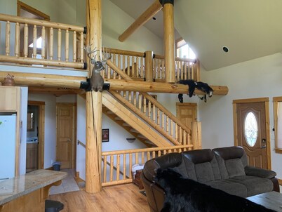 Log home in the Mountains