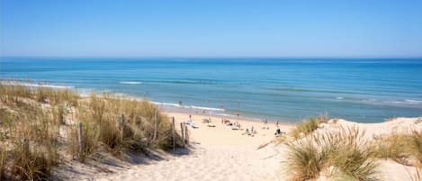 Aan het strand
