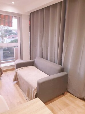 TV, books - Between Antibes and Juan-Les-Pins: Studio with a view (Antibes)