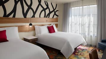 Deluxe Room, 2 Queen Beds (Double Queen) | Egyptian cotton sheets, premium bedding, pillowtop beds, in-room safe