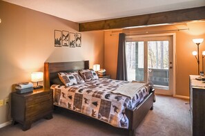 2 chambres, coffres-forts dans les chambres, fer et planche à repasser