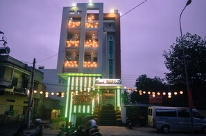 Front of property - evening/night