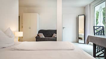 1 Schlafzimmer, BĂŒgeleisen/BĂŒgelbrett, kostenloses WLAN, BettwĂ€sche