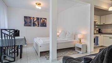 1 Schlafzimmer, Bügeleisen/Bügelbrett, kostenloses WLAN, Bettwäsche