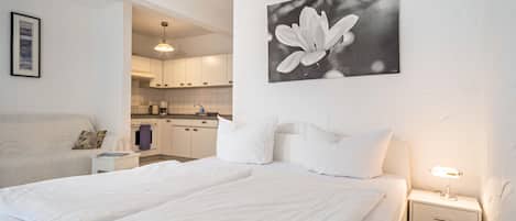 1 sovrum, strykjärn/strykbräda, gratis wi-fi och sängkläder