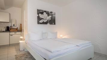 1 Schlafzimmer, Bügeleisen/Bügelbrett, kostenloses WLAN, Bettwäsche