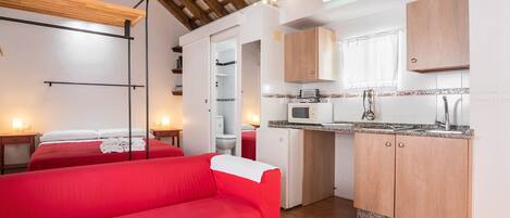 1 makuuhuone, silitysrauta/-lauta, ilmainen Wi-Fi, vuodevaatteet