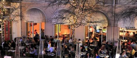 Opções para refeição ao ar livre