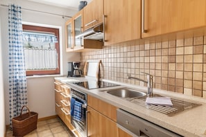 Kühlschrank, Ofen, Herdplatte, Geschirrspüler