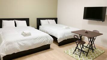 アパートメント 201 4名部屋 ペット同伴可能 | 1 室のベッドルーム、WiFi (無料)