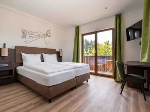 1 bedroom, desk, WiFi - Doppelzimmer mit Balkon - Hotel - Gasthaus Beim Erich (Oberhofen am Irrsee)