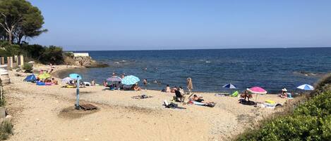 On the beach