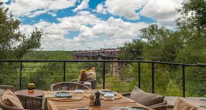Kruger Shalati - Train on the Bridge and Garden Suites