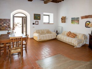 Living area - Podere il Tigliolo- Appartamento Sulla (Castiglione d'orcia)