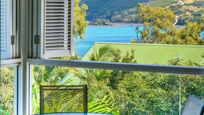 Blick vom Balkon