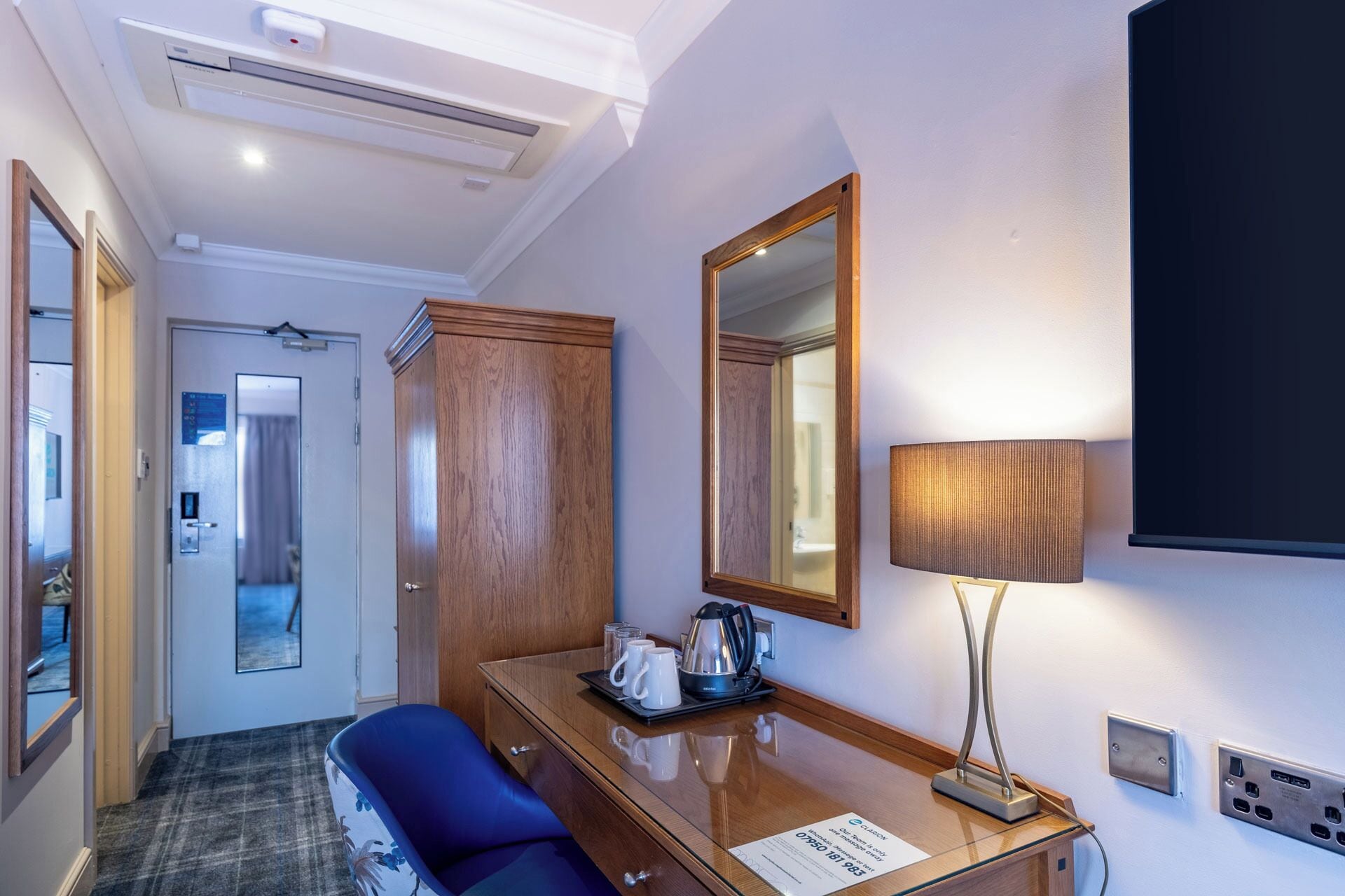 desk, iron/ironing board, free wifi, bed sheets