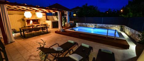 室外泳池、暖水池