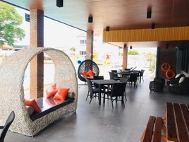 Sala de estar en el lobby