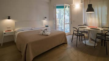 1 Schlafzimmer, Reisekinderbett, kostenloses WLAN, Bettwäsche