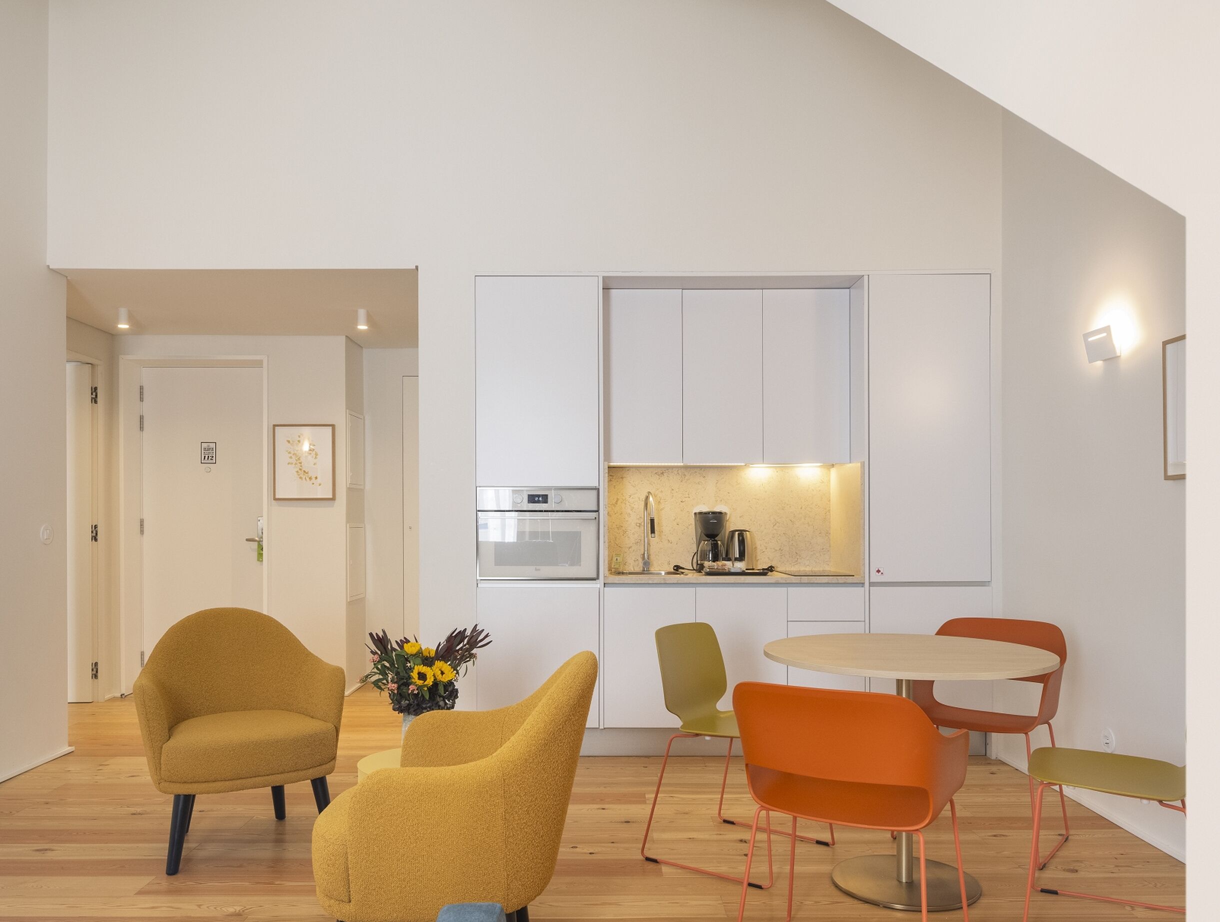 Apartamento, 1 habitación | Cocina privada | Frigorífico pequeño, microondas, placa de cocina y lavavajillas