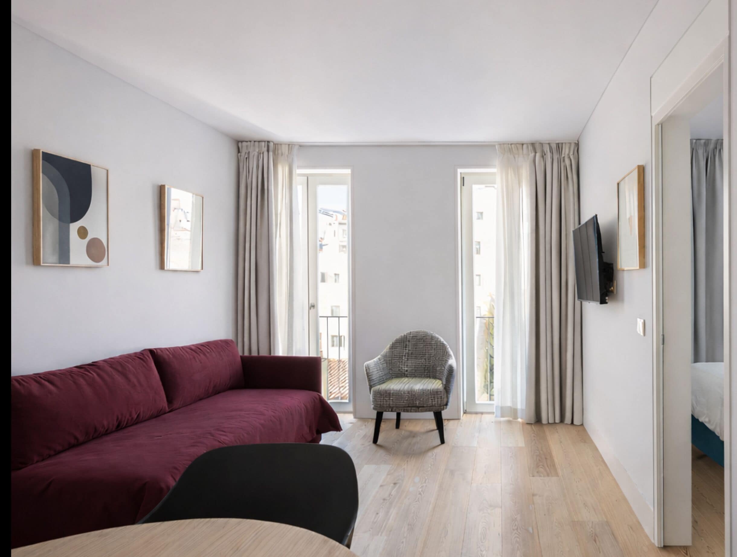 Appartement, 1 chambre | Coffre-fort, fer et planche à repasser, lit de bébé (supplément)