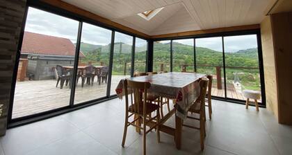 8-person detached chalet with Nordic bath