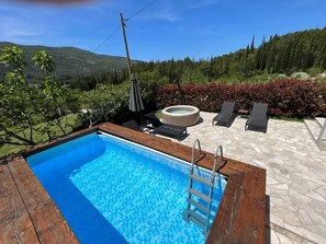 Outdoor pool - Private Countryside House Three Figs (Gruda)