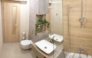Bathroom - Very nice and corect  experience in beautiful apartment , Brasov , Romania (Brașov)