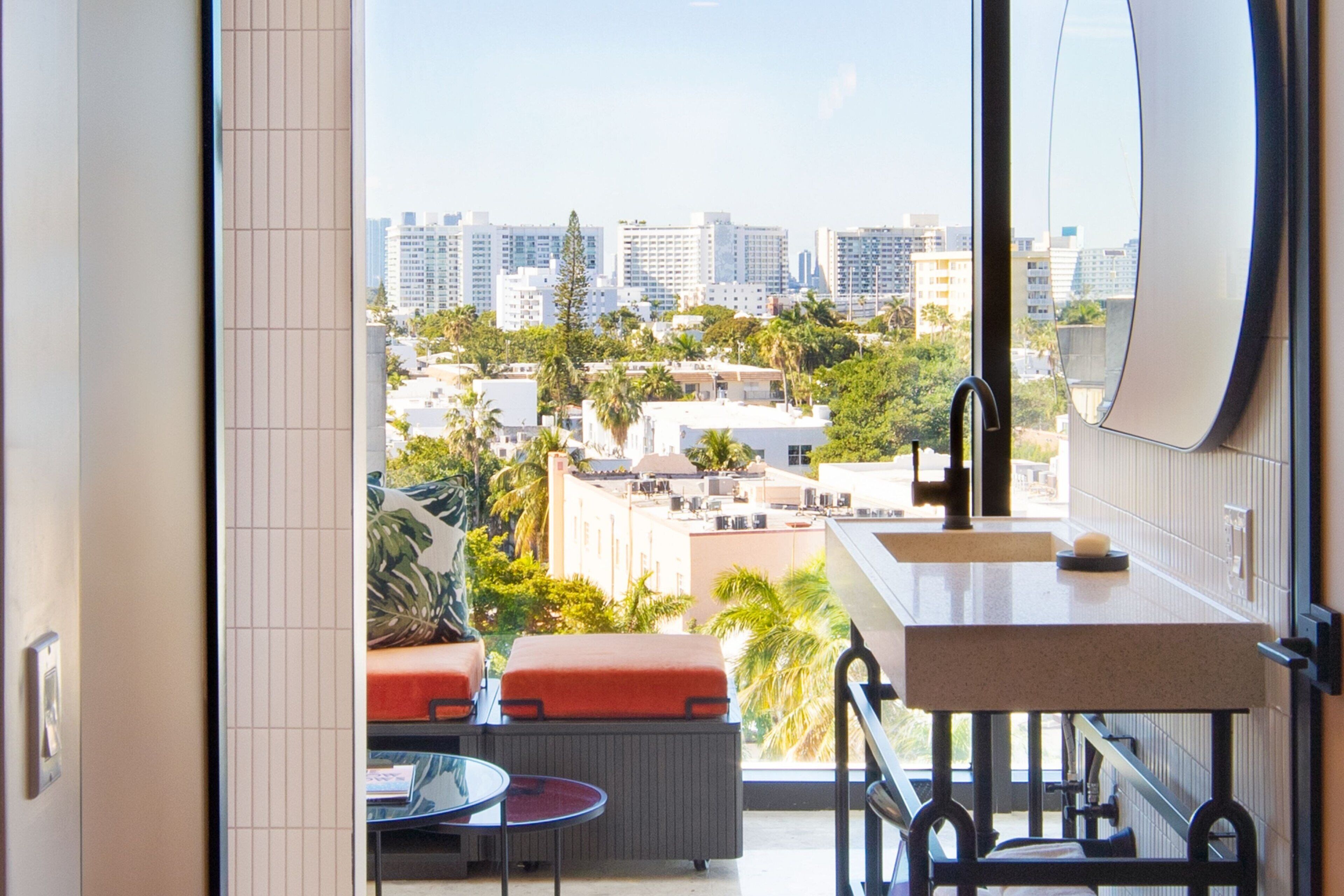 deluxe room, multiple beds | view from room