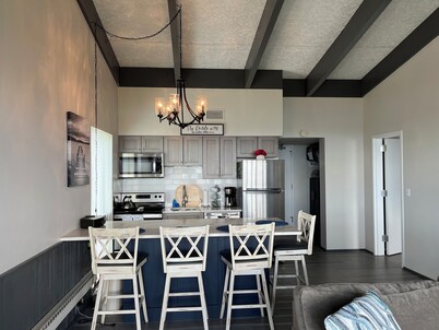 Cedar Lodge 408.  1 edroom condo with spectacular views of Winnipesaukee!