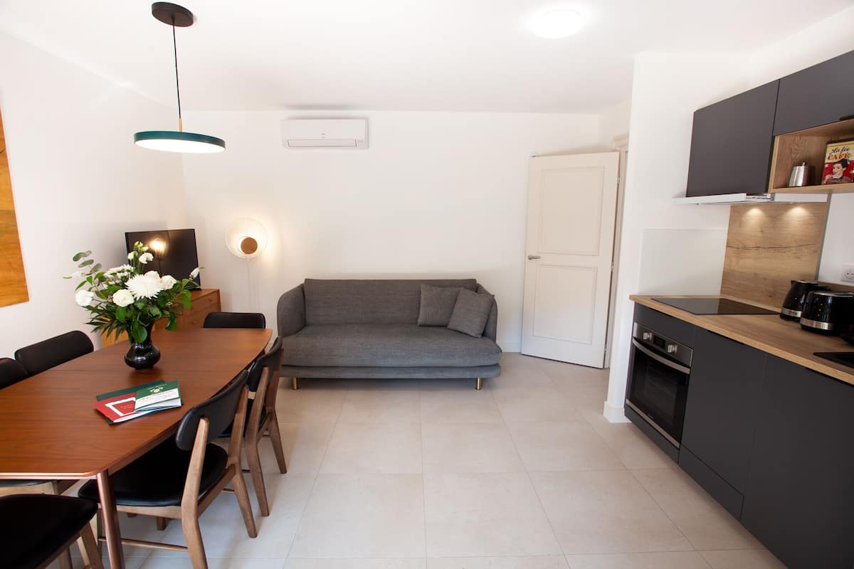 Comfort appartement, en-suite badkamer, uitzicht op tuin (Hautebelle - 4.6pers) | Dineren