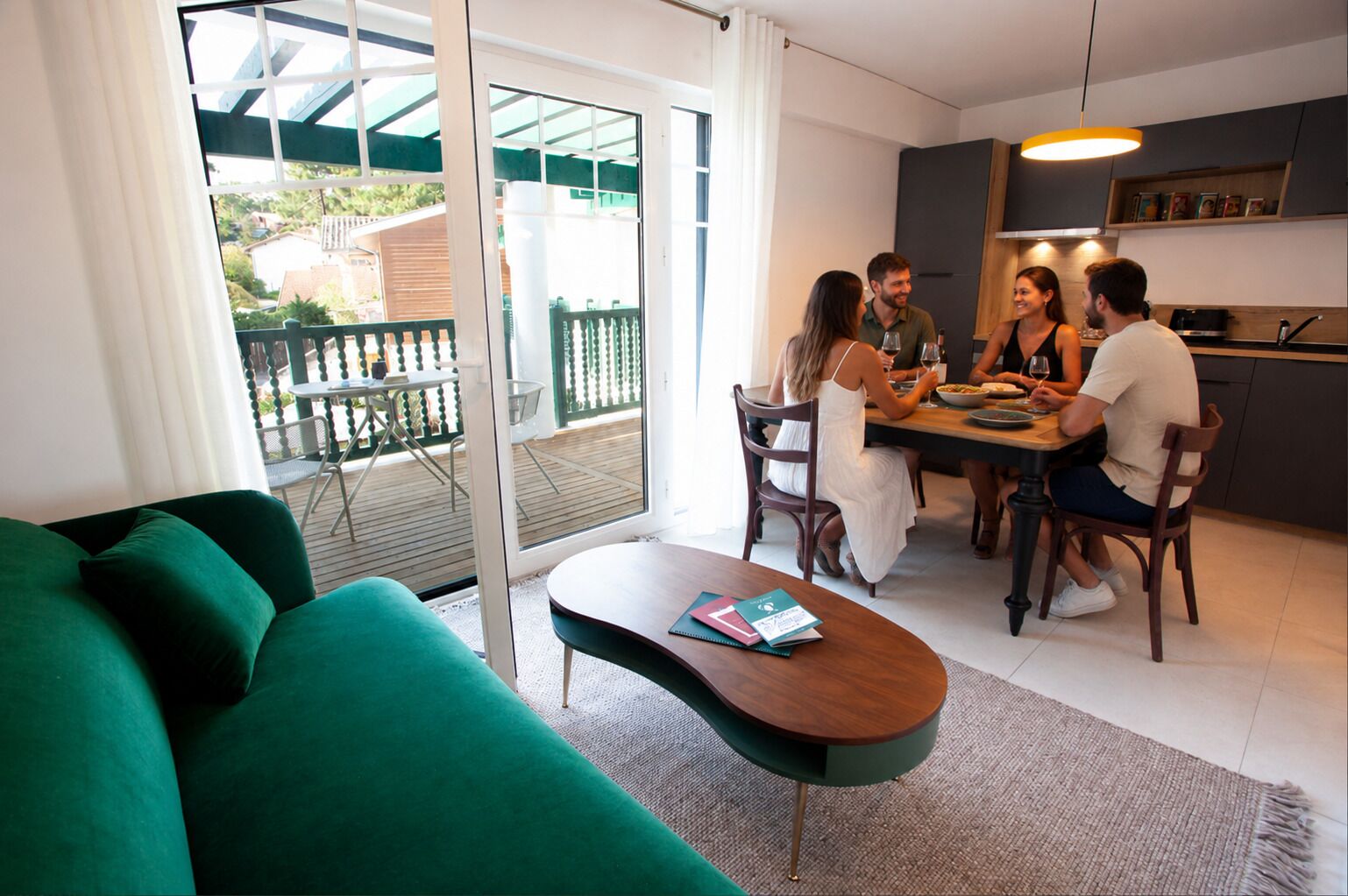 Exclusive-Doppelzimmer, eingeschränkter Meerblick (Grand Banc - 4.6pers) | Lounge