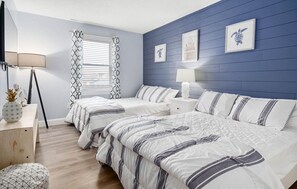 2 bedrooms, desk, iron/ironing board, WiFi