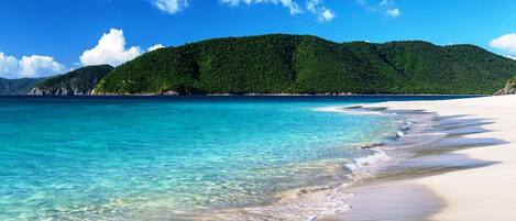 Camastros y toallas de playa