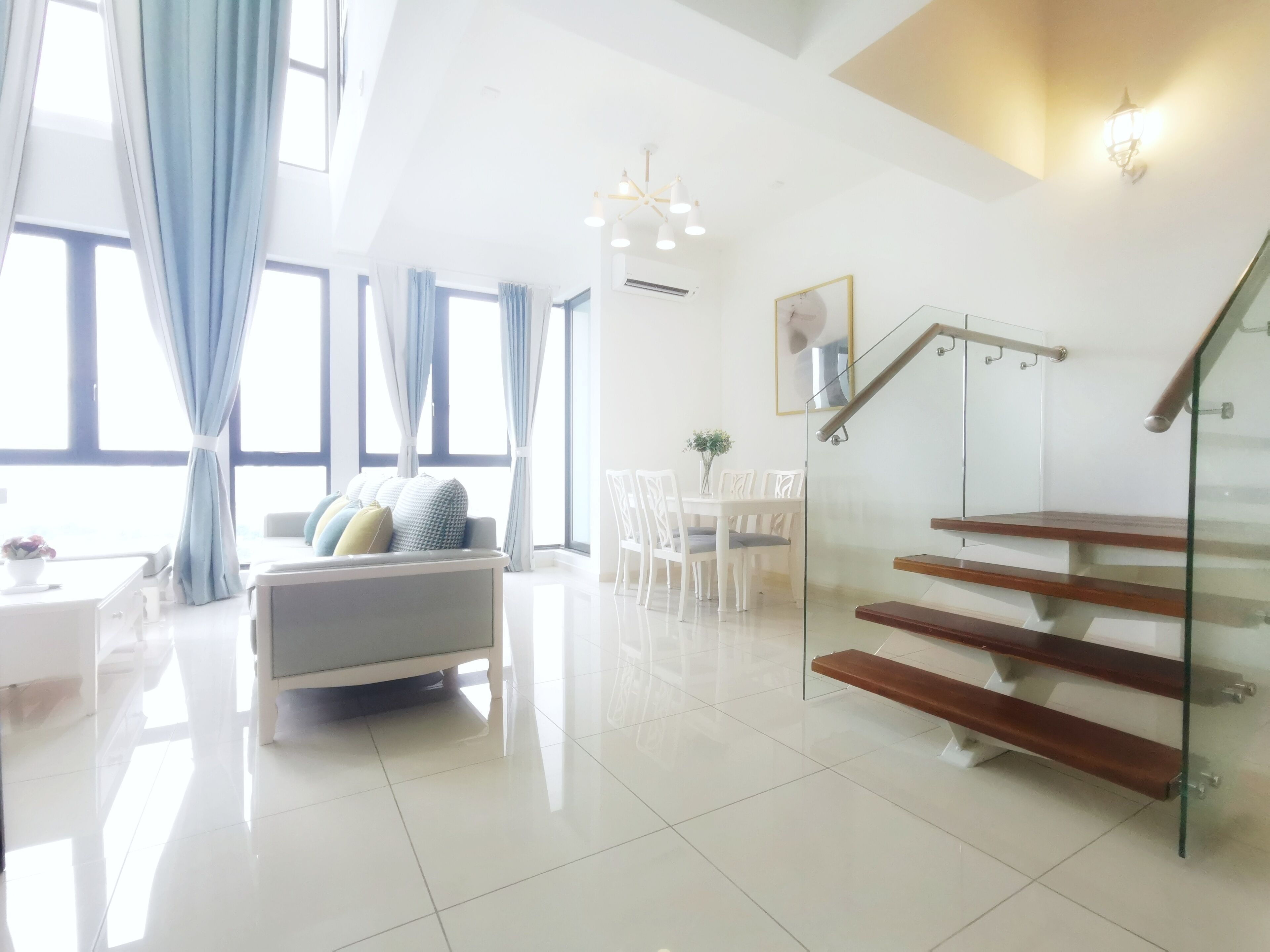 Elysia Three Bed Room Duplex | Living room | Flat-screen TV