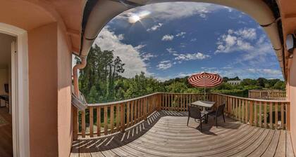 Apartment with terrace overlooking the park